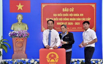 Cà Mau: Cử tri vùng đồng bào Khmer nô nức đi bầu cử