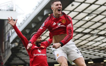 Ngoại hạng Anh: Bruno Fernandes tỏa sáng, Man United dễ dàng vượt qua Aston Villa