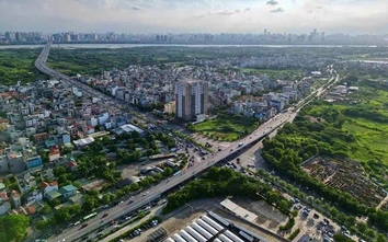 Hà Nội rào chắn nhiều đoạn đường Đàm Quang Trung thi công hầm chui Cổ Linh