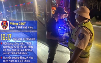 Chở quá 15 khách, tài xế cùng chủ xe tuyến Quảng Trị - Đà Nẵng bị phạt 37,5 triệu đồng