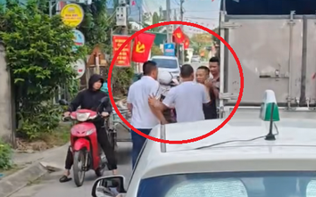 Triệu tập bốn đối tượng hành hung tài xế xe tải ở Hải Phòng