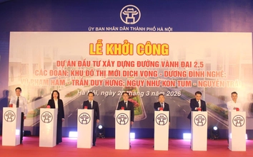 Hà Nội khởi công Vành đai 2,5, gỡ điểm nghẽn giao thông đô thị