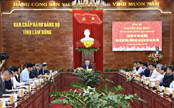 Phó Thủ tướng Thường trực Nguyễn Hòa Bình chỉ đạo gỡ vướng 359 dự án tại tỉnh Lâm Đồng