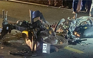 Hai xe mô tô đấu đầu trong đêm trên QL4B qua Lạng Sơn, 4 thanh niên tử vong