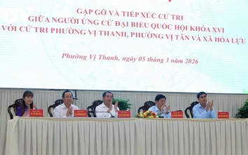 Ứng cử viên đại biểu Quốc hội cam kết ưu tiên vốn nâng cấp hạ tầng giao thông tại Cần Thơ