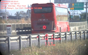 Hàng chục trường hợp vi phạm tốc độ trên cao tốc từ TP.HCM đến Vân Phong