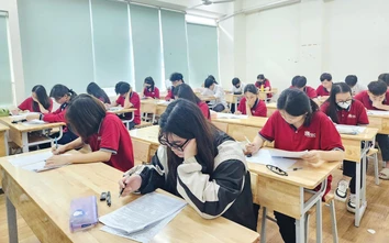 Học sinh lớp 11, 12 Hà Nội làm khảo sát theo định dạng thi tốt nghiệp mới