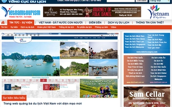 Trang web quảng bá du lịch Việt Nam với diện mạo mới