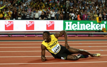 Huyền thoại Usain Bolt chia tay đường chạy trong thất vọng