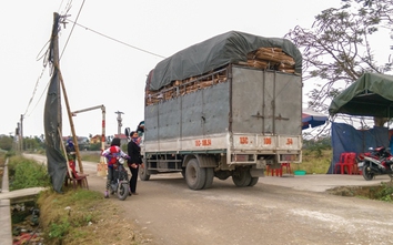 Hải Phòng: Dân dựng barie trên đường làng thu phí xe “né” trạm QL5