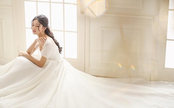 Hé lộ váy cưới lộng lẫy của á hậu Thanh Tú trong đám cưới