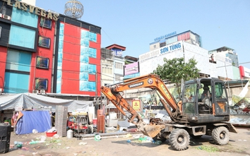 Hà Nội cưỡng chế nhiều công trình vi phạm trên đường Nguyễn Khánh Toàn