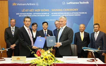 Lufthansa Technik sẽ bảo dưỡng động cơ Airbus A350 của Vietnam Airlines