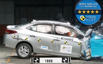 Toyota Vios 2018 đạt điểm an toàn cao nhất của ASEAN NCAP