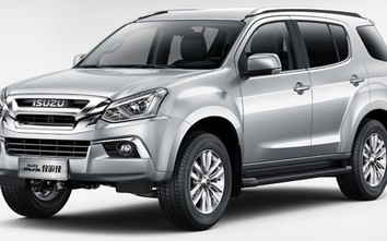 Isuzu Mu-X nâng cấp có giá từ 620 triệu