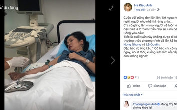 Ca sĩ Hồng Nhung bất ngờ nhập viện, bác sĩ yêu cầu nghỉ hát