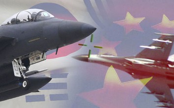 Hàn Quốc điều tiêm kích F-15 đuổi máy bay Trung Quốc