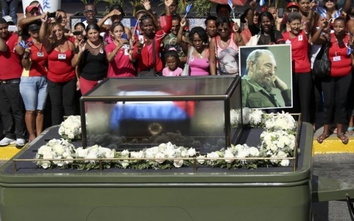 Tro cốt lãnh tụ Cuba Fidel Castro đã về nơi an táng