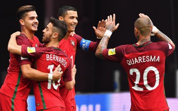 Ronaldo "mở tài khoản", Bồ Đào Nha "bay" vào bán kết Confed Cup 2017