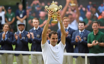 Chung kết Wimbledon 2017: Federer thắng thuyết phục, cán mốc 19 Grand Slam