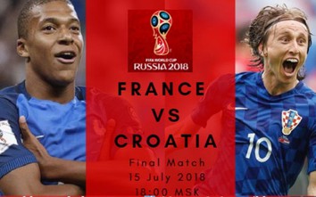 Chấm điểm trước trận chung kết World Cup 2018: Pháp 41, Croatia 39