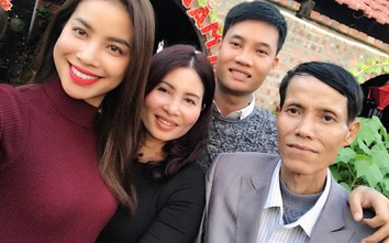 Hoa hậu Phạm Hương tâm sự xúc động trong Ngày của Cha