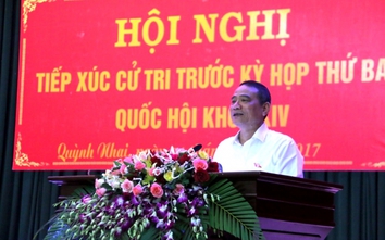 Bộ trưởng Trương Quang Nghĩa tiếp xúc cử tri huyện Quỳnh Nhai, Sơn La