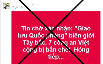 Lai Châu bác thông tin bịa đặt 7 công an bị bắn chết