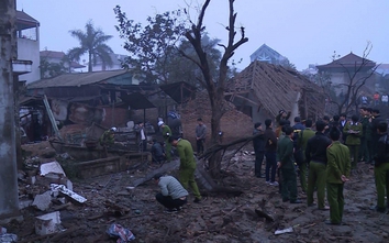Hiện trường tan hoang vụ nổ ở Bắc Ninh, 2 cháu bé tử vong