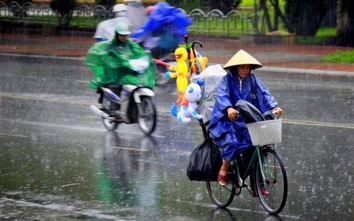 Cảnh báo mưa dông, gió giật và mưa đá ở Hà Nội