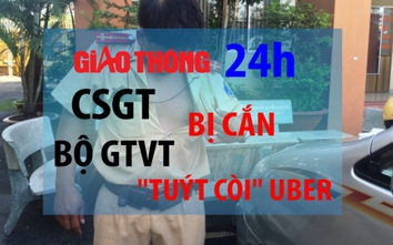 Bản tin giao thông 24h: CSGT bị cắn, Bộ GTVT “tuýt còi” Uber