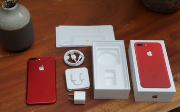 Video: Nóng bỏng iPhone 7 Plus màu đỏ vừa cập bến Việt Nam