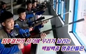 Video: VĐV bắn súng Triều Tiên ngắm bắn lính Mỹ