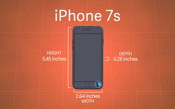 Bộ đôi iPhone 7S/7S Plus sẽ dày hơn iPhone7/7 Plus bao nhiêu?