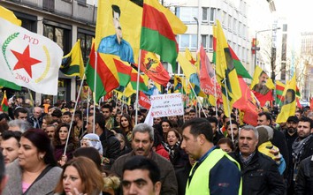 Thổ triệu Đại sứ Đức phản đối vụ tuần hành ủng hộ người Kurd