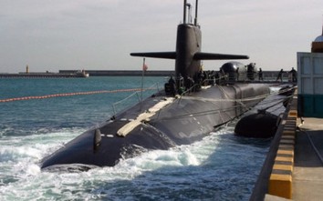 Tàu ngầm hạt nhân Mỹ mang 154 tên lửa Tomahawk đã đến Hàn Quốc