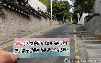 Triều Tiên rải truyền đơn tới tận gần phủ Tổng thống Hàn Quốc?