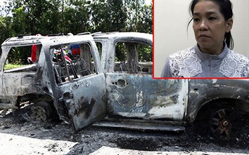 Con gái chủ mưu đốt xe khiến cha chết cháy đối mặt án nào?