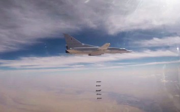 Video: Cận cảnh 6 máy bay ném bom Nga hủy diệt phiến quân Syria
