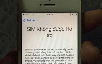 iPhone Lock, SIM ghép lại "đột tử", nhiều người dùng tá hỏa