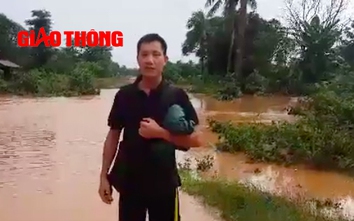 Video: PV Báo Giao thông tại tâm lụt vỡ đập thuỷ điện ở Lào