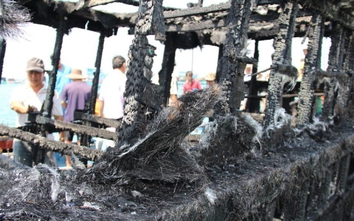 Phú Quốc: Cháy tàu cá, thiệt hại gần 1,5 tỉ