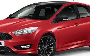 Ford giới thiệu thêm mẫu xe Focus EcoBoost phối màu đỏ đen