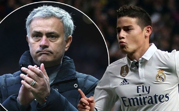 Mourinho ra tay, MU đánh bay Barca và Chelsea trong vụ James Rodriguez