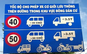 Qua ngã tư, biển báo tốc độ hết hiệu lực