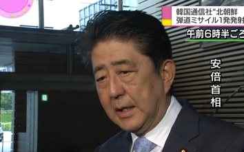 Triều Tiên lại bắn tên lửa, Thủ tướng Nhật phản ứng dữ dội