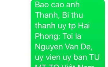 Bị bầu Đệ tố không trung thực, Bí thư Hải Phòng nói gì?