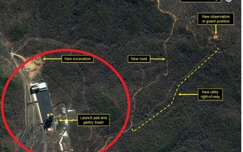 Triều Tiên nâng cấp bãi phóng vũ trụ Shohei?