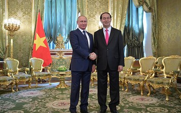 Chủ tịch nước Trần Đại Quang hội đàm với Tổng thống Nga Putin