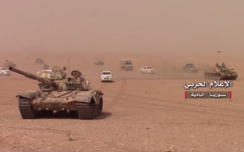 Syria dùng xe tăng, cơ giới vây thành lũy của IS ở Deir Ezzor